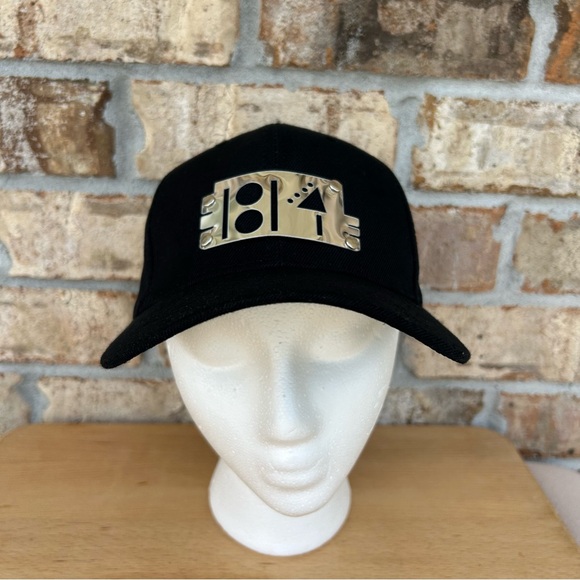 Janet Jackson Rhythm Nation 1814 Black baseball Hat With Metal Badge OS - Picture 2 of 12